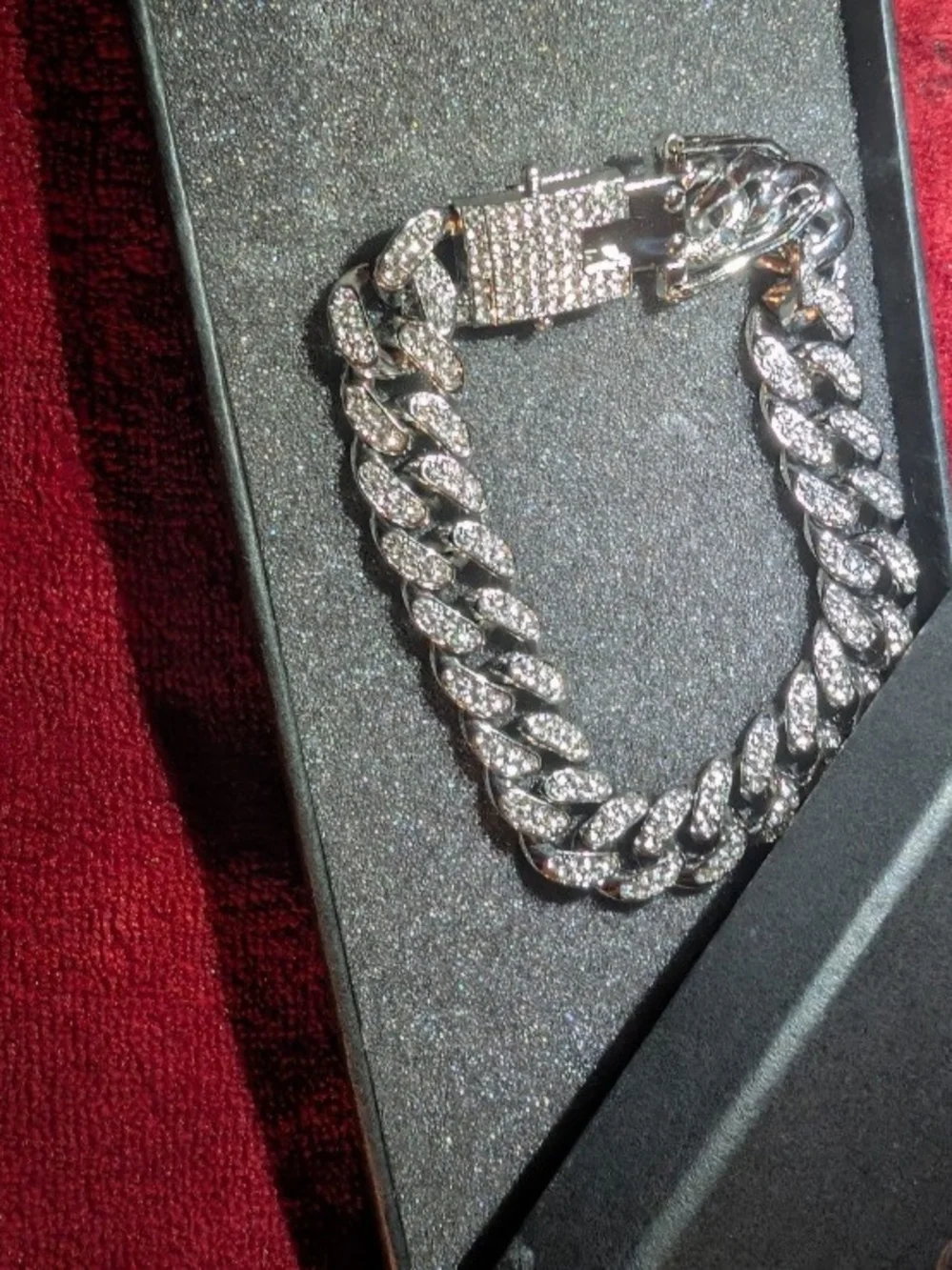 Men's Cubic Link Bracelet